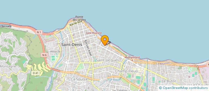 localisation de l'entreprise ASS DEPART POUR L'INFORM SUR LE LOGEMENT à SAINT-DENIS