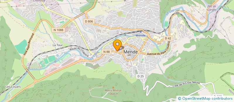 localisation de l'entreprise ASS. DEPART.SUR LE LOGEMENT DE LA LOZERE à MENDE