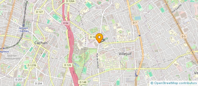 localisation de l'entreprise ASS DEPARTE EMPLOI INFORMATION SOLIDARIT à VILLEJUIF