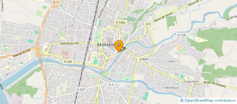 localisation de l'entreprise ASS DEPARTEM CENTR MUSICAUX RURAUX DROME à MONTELIMAR