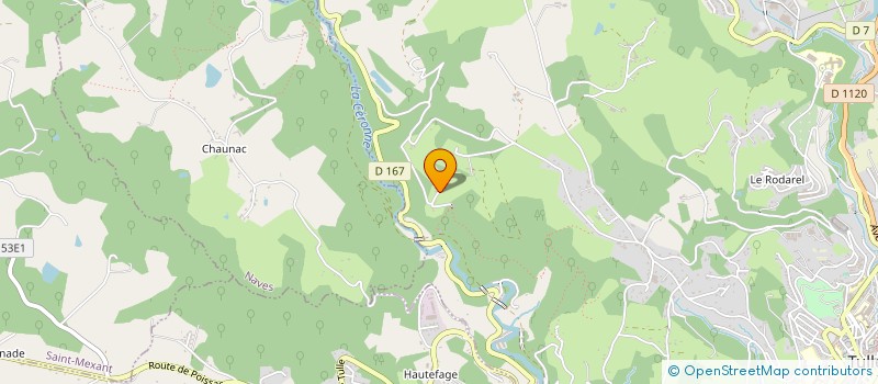 localisation de l'entreprise ASS DEPARTEM INFORMAT DEVEVELOP AGRICOLE  TULLE