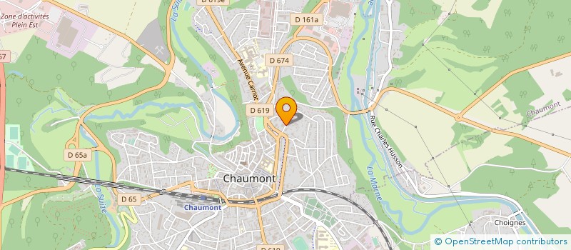 localisation de l'entreprise ASS DEPARTEM RETRAITES PERSONNES AGEES à CHAUMONT