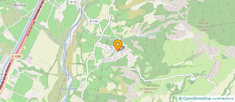 localisation de l'entreprise ASS DEPARTEMENT AIDE AUX PERSONNES AGEES  LA SAULCE