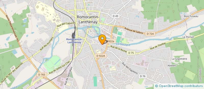 localisation de l'entreprise ASS DEPARTEMENT ANCIENS PG  ROMORANTIN-LANTHENAY