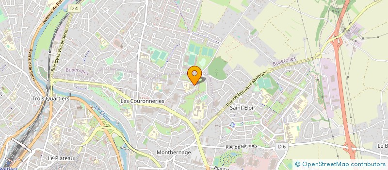 localisation de l'entreprise ASS DEPARTEMENT DES FRANCAS DE LA VIENNE à POITIERS
