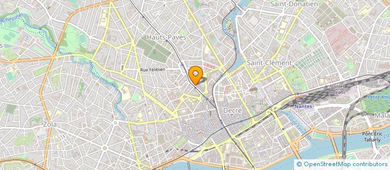 localisation de l'entreprise ASS DEPARTEMENT INFORMATION LOGEMENT L.A à NANTES