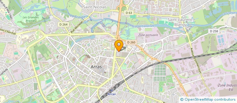 localisation de l'entreprise ASS DEPARTEMENTALE ACTIONS EDUCATIVES à ARRAS