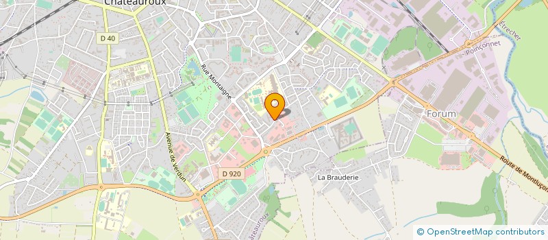 localisation de l'entreprise ASS DEPARTEMENTALE APPUI TECHNIQUE à CHATEAUROUX
