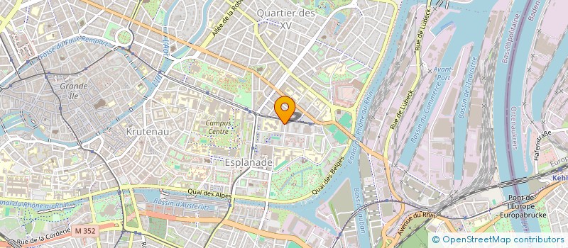 localisation de l'entreprise ASS DEPARTEMENTALE DE DANSE DU B.R. à STRASBOURG