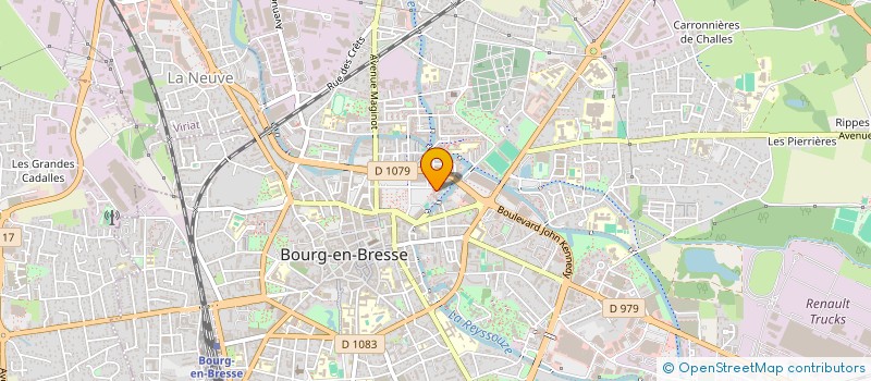 localisation de l'entreprise ASS DEPARTEMENTALE DE DEVELOPPEMENT DE L'EMPLOI AGRICOLE ET RURAL à BOURG-EN-BRESSE