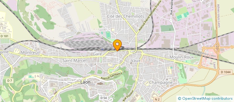 localisation de l'entreprise ASS DEPARTEMENTALE DE FINANCEMENT DU PARTI SOCIALISTE DE L AISNE à LAON