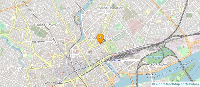 localisation de l'entreprise ASS DEPARTEMENTALE DEPORTE L A à NANTES