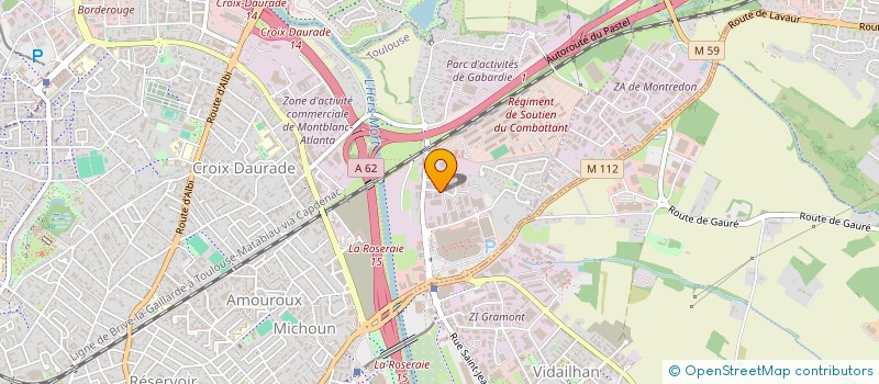 localisation de l'entreprise ASS DEPARTEMENTALE DES FRANCAS à TOULOUSE