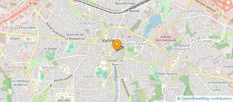 localisation de l'entreprise ASS DEPARTEMENTALE EDUCATION POPULAIRE  VANNES