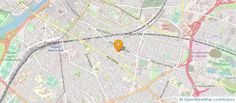 localisation de l'entreprise ASS DEPARTEMENTALE OCCE DU M ET L à ANGERS