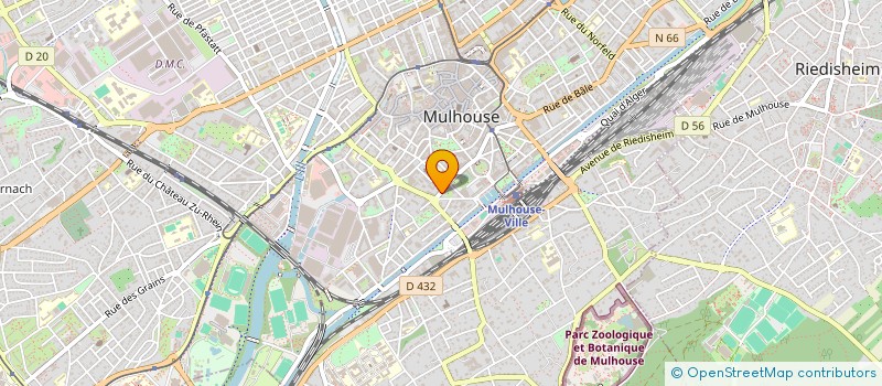 localisation de l'entreprise ASS DEPARTEMENTALE PROFESSIONNELS SANTE à MULHOUSE