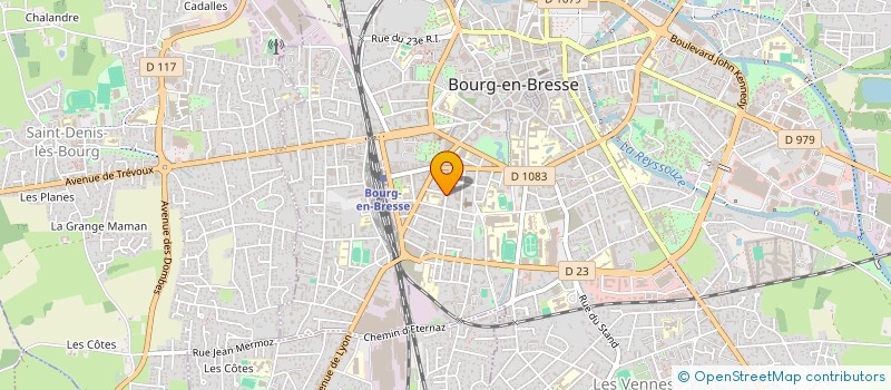 localisation de l'entreprise ASS DEPARTEMENTALE PROTECTION CIVILE à BOURG-EN-BRESSE