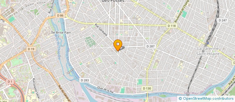 localisation de l'entreprise ASS DEPARTEMENTALE PROTECTION CIVILE à SAINT-MAUR-DES-FOSSES