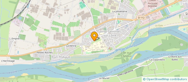 localisation de l'entreprise ASS DEPARTEMENTALE PROTECTION CIVILE 49 à SAINTE-GEMMES-SUR-LOIRE