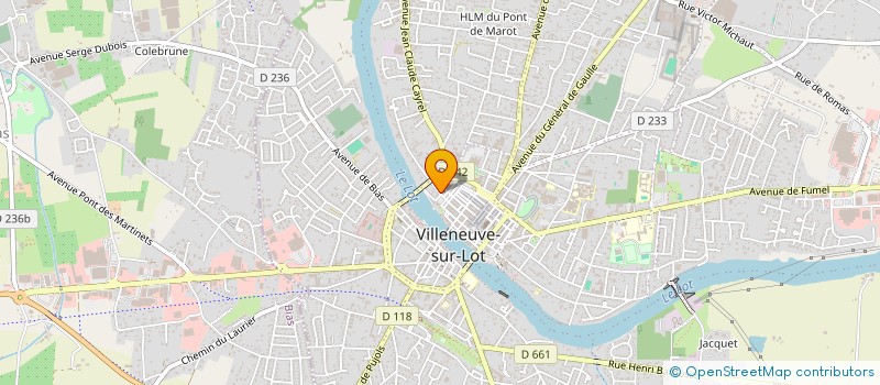 localisation de l'entreprise ASS DEPARTMENTALE PEEP  VILLENEUVE-SUR-LOT