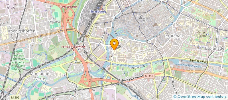 localisation de l'entreprise ASS DEPIST PREVENT MALAD ENFAN à STRASBOURG