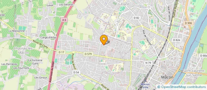 localisation de l'entreprise ASS DEPISTAGE DES CANCERS EN S ET L à CHARNAY-LES-MACON