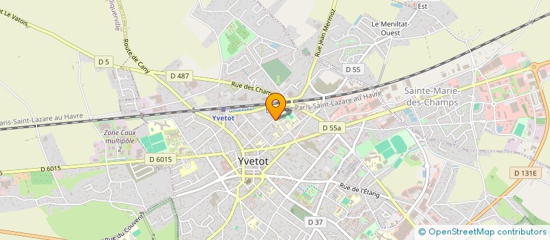 localisation de l'entreprise ASS DEPISTAGE DU CANCER DU SEIN EN SM à YVETOT