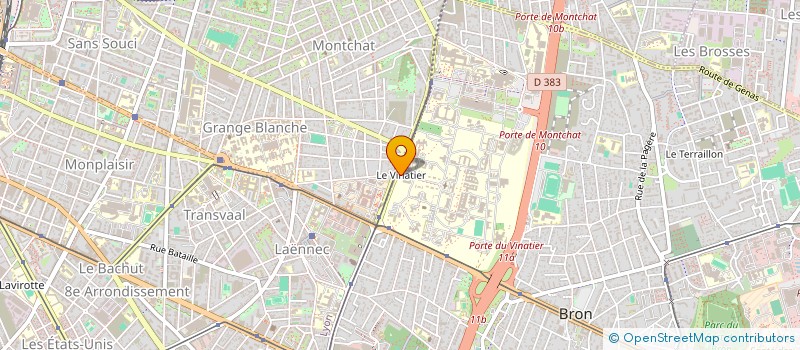 localisation de l'entreprise ASS.DEPISTAGE INTEGRE CANCER COL UTERIN à BRON