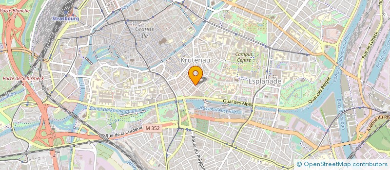 localisation de l'entreprise ASS DEPT D'ENTRAINEMENT PHYSIQUE à STRASBOURG