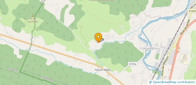 localisation de l'entreprise ASS DEPT DES CIGALES D ARIEGE à MONTEGUT-PLANTAUREL