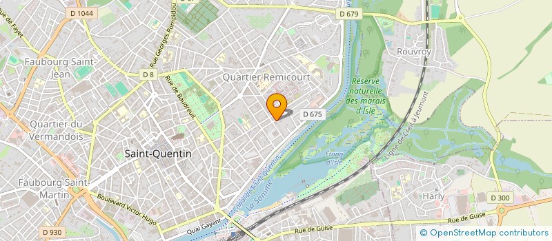 localisation de l'entreprise ASS DERMATO-VENEREO PICARDS FORMAT CONTI à SAINT QUENTIN