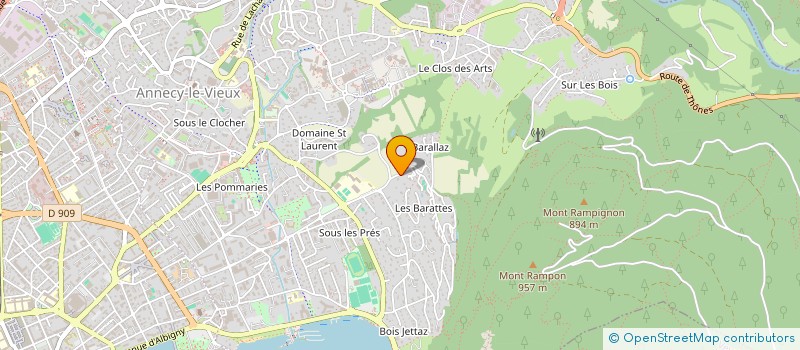 localisation de l'entreprise ASS DERMATOLOGISTES LIBERAUX HTE SAVOIE à ANNECY