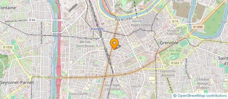 localisation de l'entreprise ASS DERNIER DEVOIR HEVRA KADDICHA GRENOB  GRENOBLE