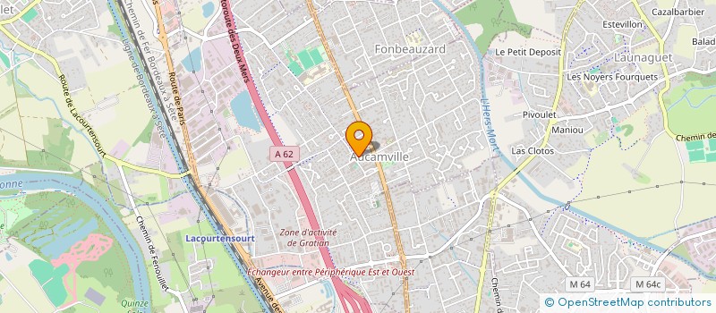 localisation de l'entreprise ASS DES ACCIDENTES DE LA VIE SECTION DE CAZERE SUR GARONNE à AUCAMVILLE