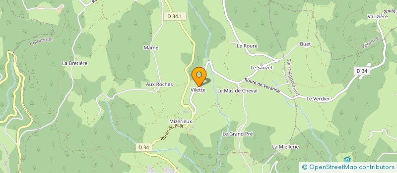 localisation de l'entreprise ASS DES AGENTS BOURGUISANS  BOURG-ARGENTAL