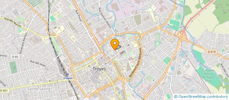 localisation de l'entreprise ASS DES ALSACIENS LORRAINS à TROYES