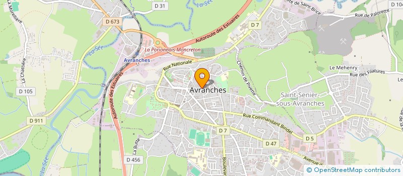 localisation de l'entreprise ASS DES AMIS BIBLIOTHEQUE MUNIC AVRANCHE à AVRANCHES