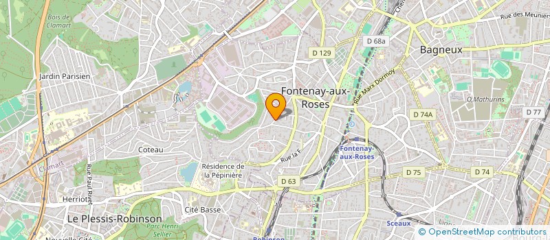 localisation de l'entreprise ASS DES AMIS D'EDMOND ET DE J.J.J.RIGAL à FONTENAY-AUX-ROSES