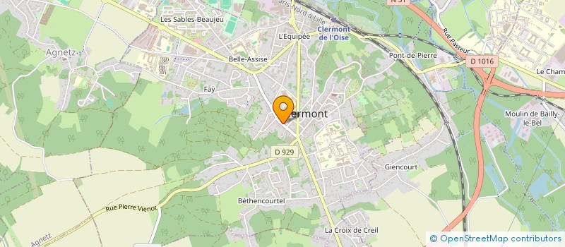 localisation de l'entreprise ASS DES AMIS D EMMAUS à CLERMONT