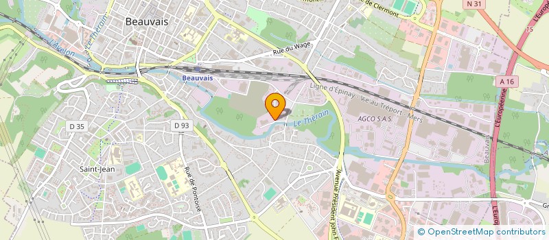 localisation de l'entreprise ASS DES AMIS D'EMMAUS  BEAUVAIS