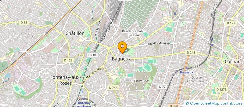localisation de l'entreprise ASS DES AMIS DE BAGNEUX à BAGNEUX