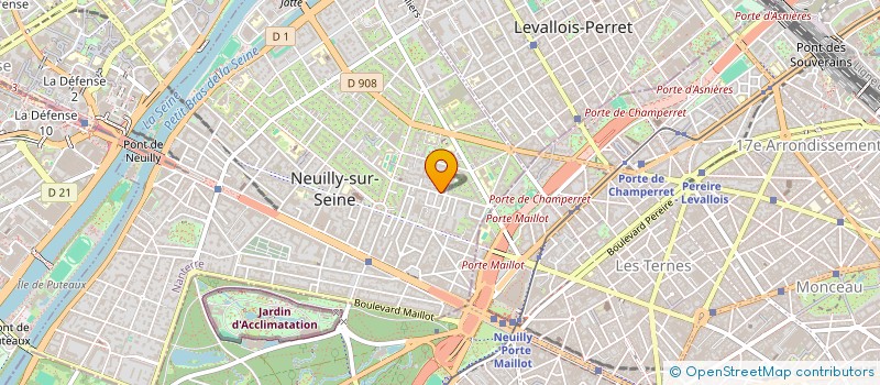 localisation de l'entreprise ASS DES AMIS DE JEAN LARONZE à NEUILLY-SUR-SEINE
