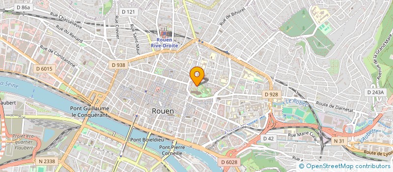 localisation de l'entreprise ASS DES AMIS DE L'ABBATIALE SAINT-OUEN  ROUEN