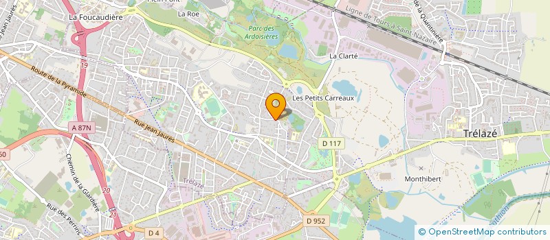 localisation de l'entreprise ASS DES AMIS DE L'ARDOISE à TRELAZE