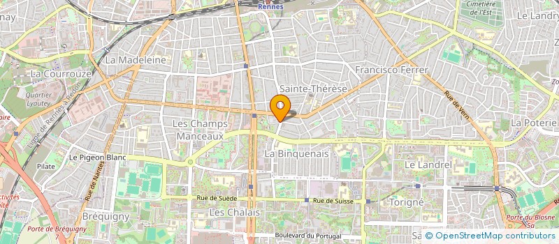 localisation de l'entreprise ASS  DES AMIS DE L ART LYRIQUE DE RENNES ET DE LA REGION  RENNES