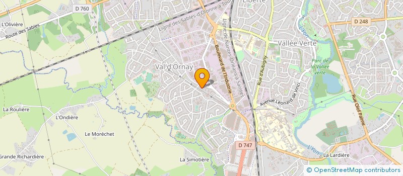 localisation de l'entreprise ASS DES AMIS DE L'ECOLE D'ART à LA ROCHE-SUR-YON