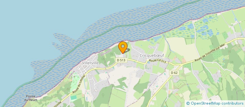 localisation de l'entreprise ASS DES AMIS DE L EGLISE  CRICQUEBOEUF