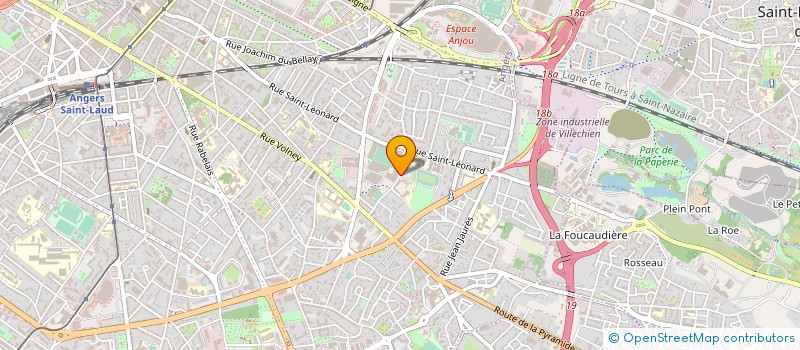 localisation de l'entreprise ASS DES AMIS DE L INSTITUTION MONGAZON à ANGERS