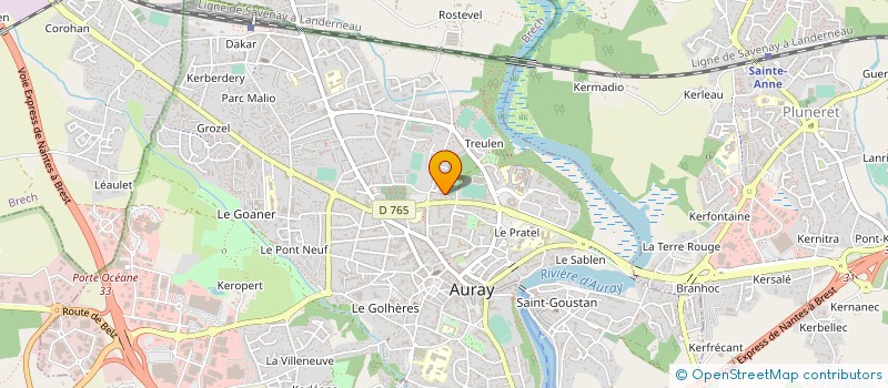 localisation de l'entreprise ASS DES AMIS DE L ORGUE DE PLOEMEL  PLOEMEL