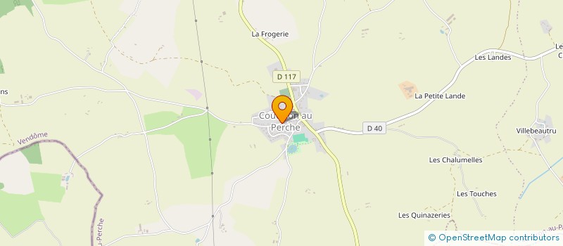 localisation de l'entreprise ASS DES AMIS DE LA COMMANDERIE D'ARVILLE  COUETRON-AU-PERCHE